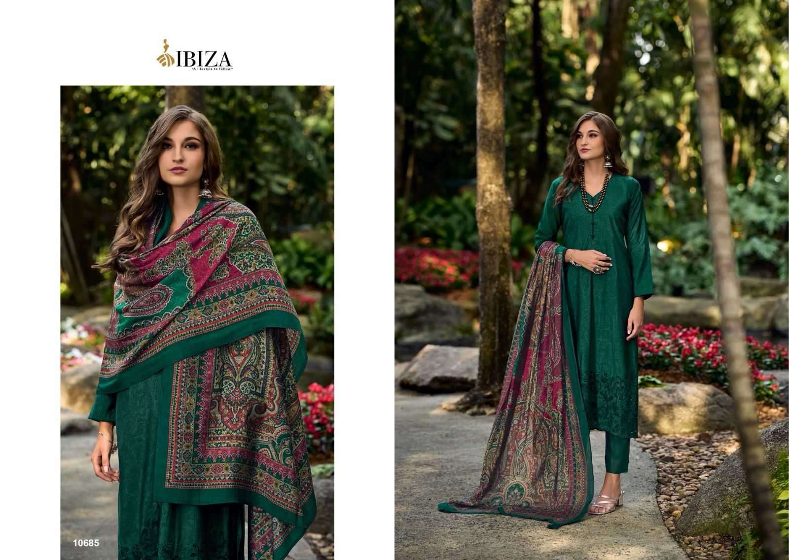 ibiza suit gulistan series 10683-10690 pure muslin suit 