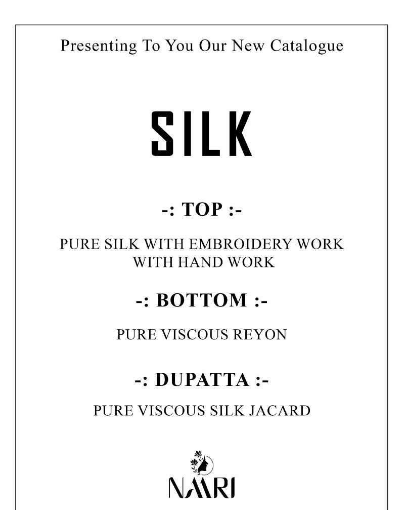 naari silk series 64001-64004 Pure Roman modal silk suit