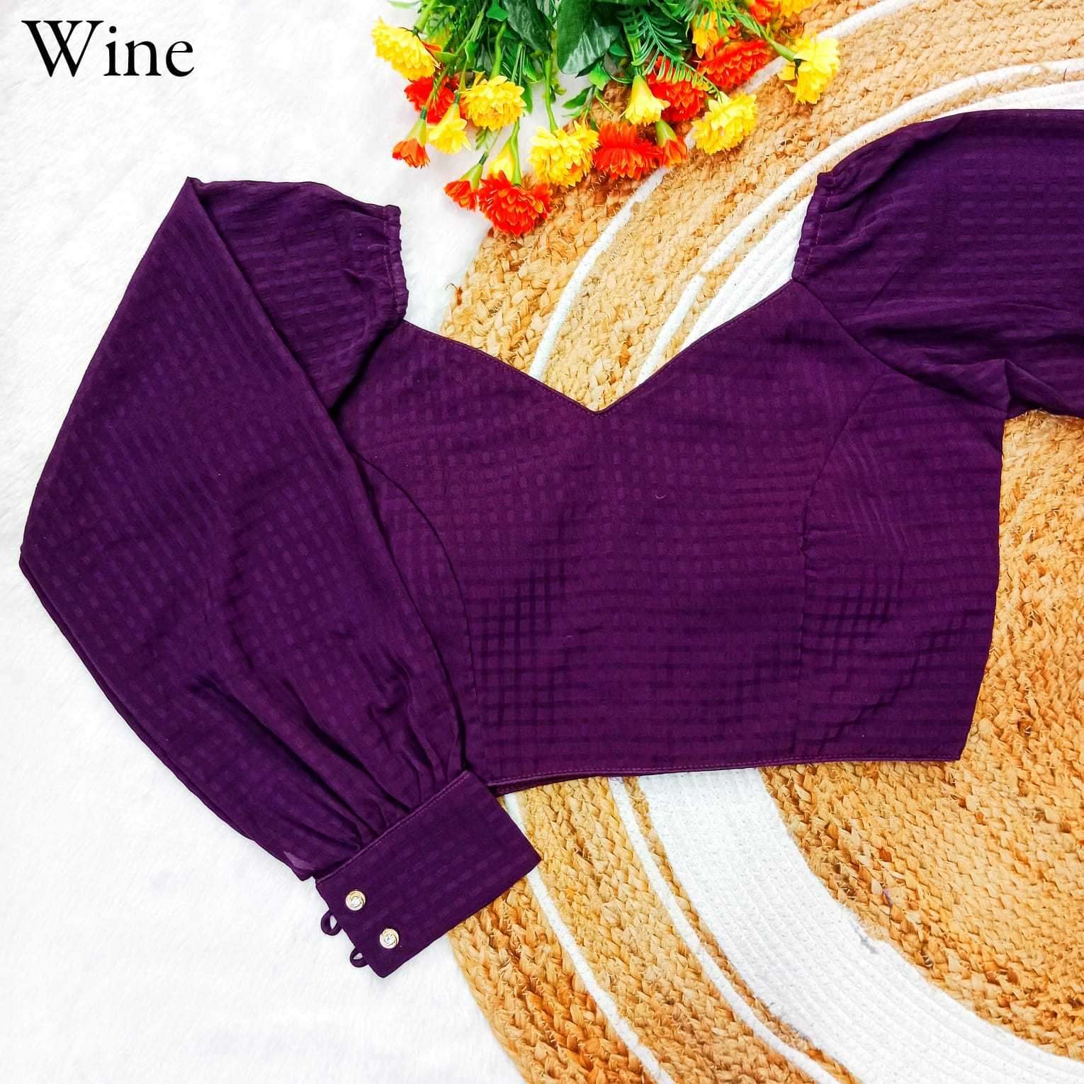 pr citroen part 1 readymade fancy imported georgette blouse catalog