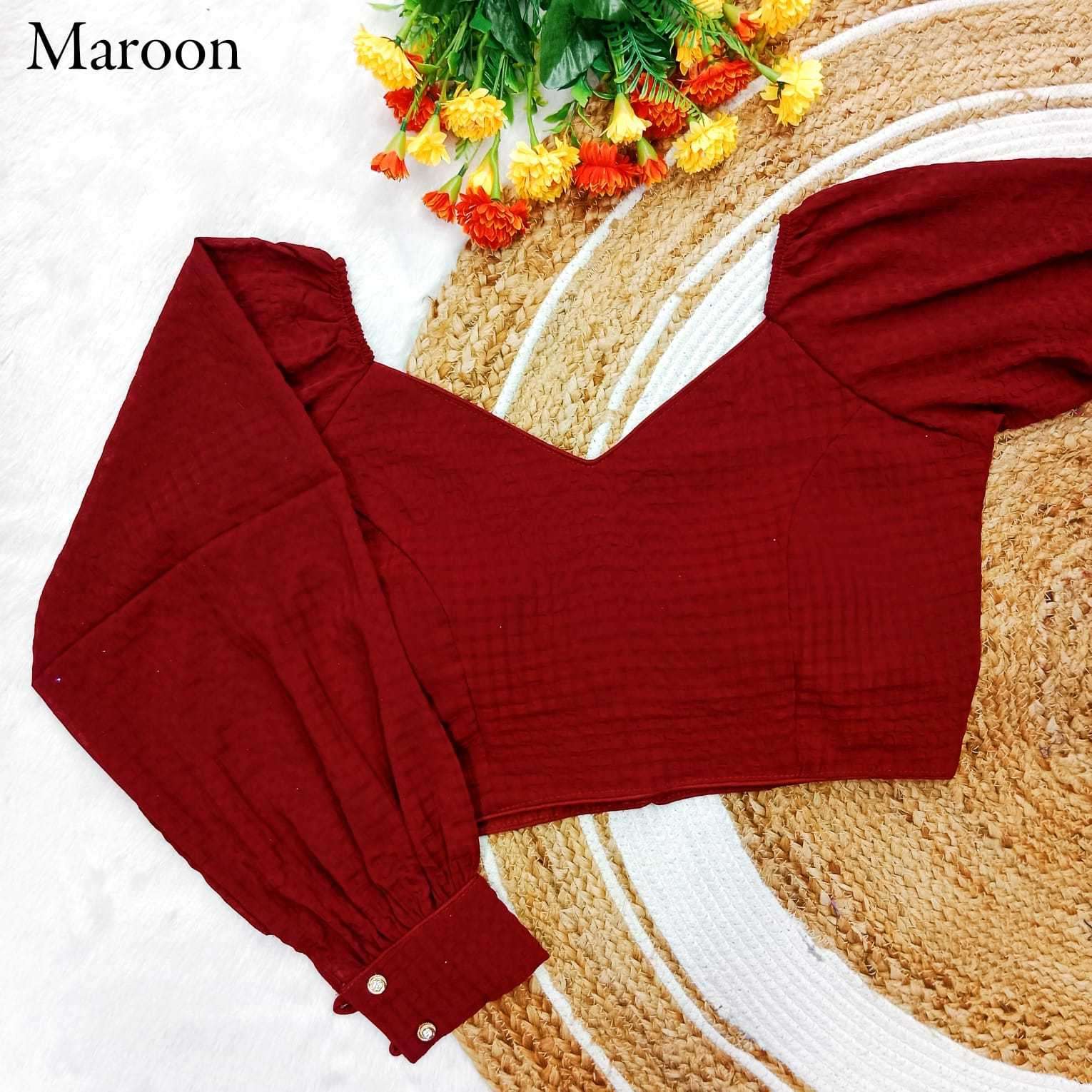 pr citroen part 1 readymade fancy imported georgette blouse catalog