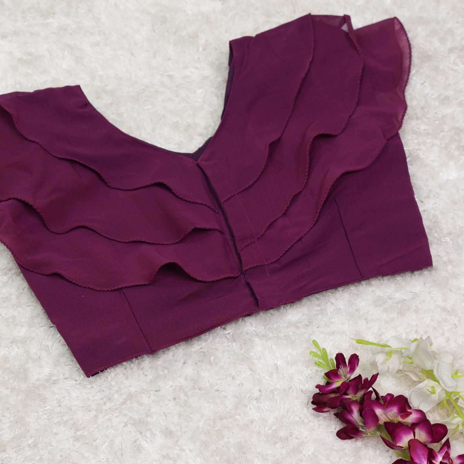 pr lnb4800 readymade party wear georgette blouse catalog