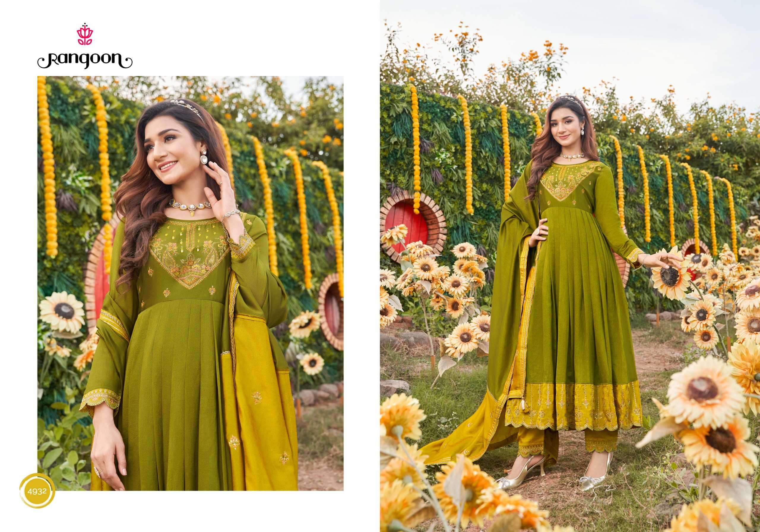Mehndi Green Pure Georgette Handwork Readymade Suit Set For Any Girls Women  at Rs 2180.00 | Ladies Readymade Suit | ID: 2852039028188