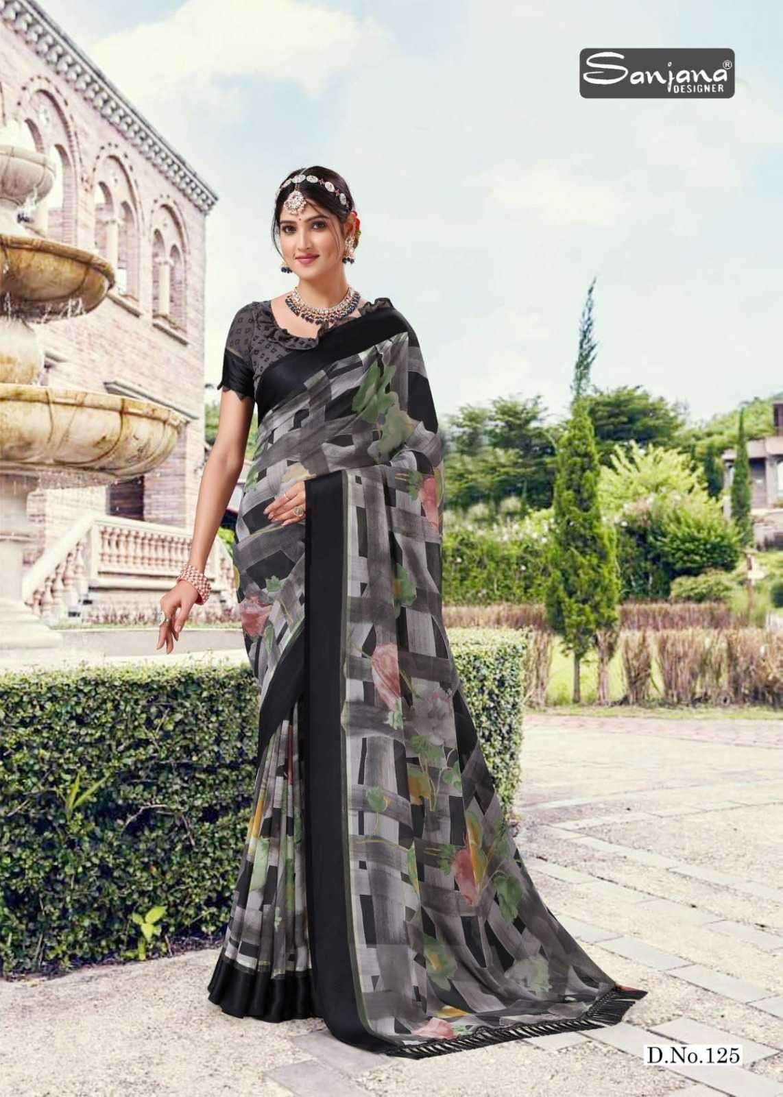 sanjana nency vol 4 series 119-124 weightless saree