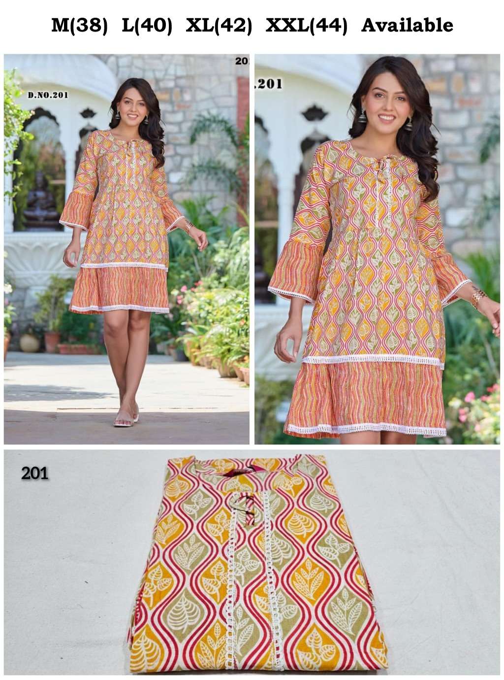 fusion designer cotton prints 60 60 stitching patterns with lace fancy kurti 0 2024 03 06 14 14 36
