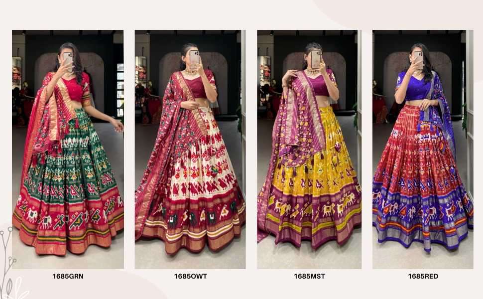 Lehenga With Long Blouse | Punjaban Designer Boutique