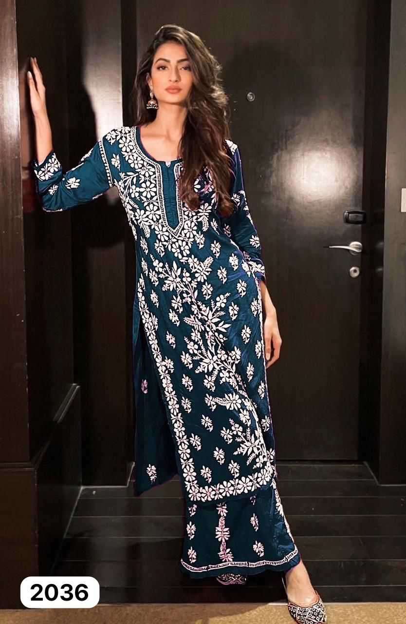 pr rasili nx readymade elegant embroidery work kurti pant plus sizes