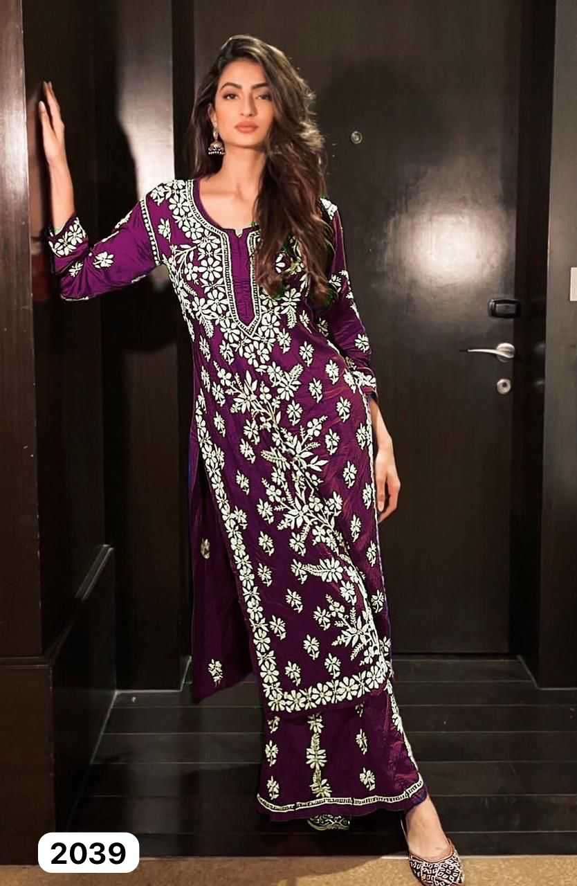 pr rasili nx readymade elegant embroidery work kurti pant plus sizes