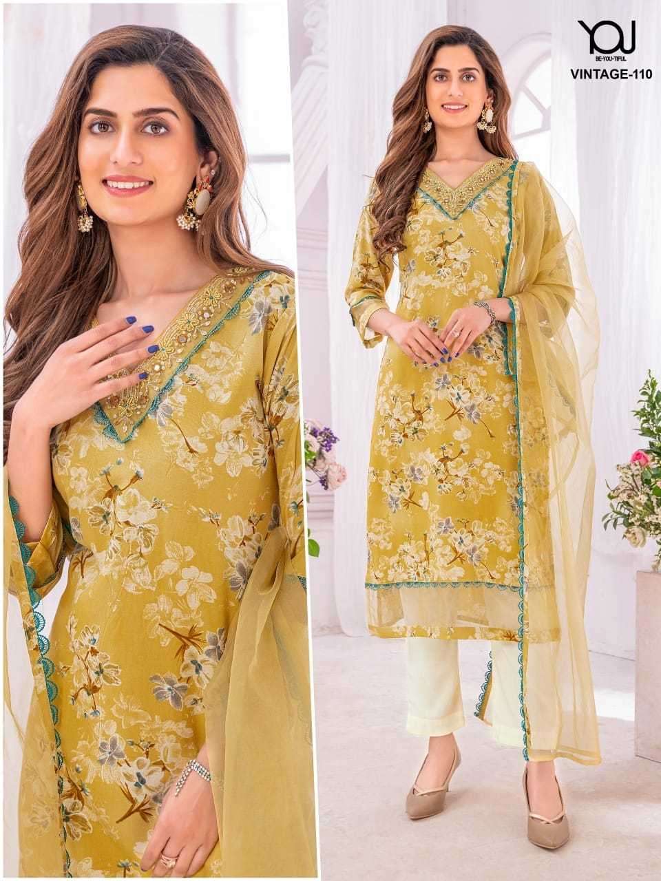 wanna you vintage series 107-110 fancy readymade suit 