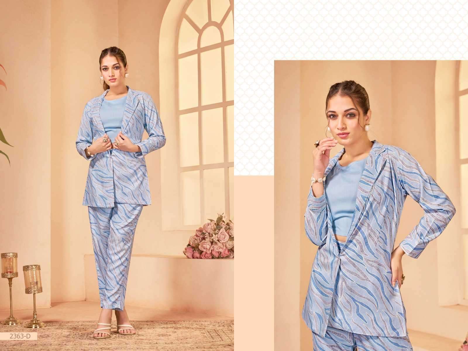bipson trendy 2363 Pure Rayon Print Premium CORDSET 