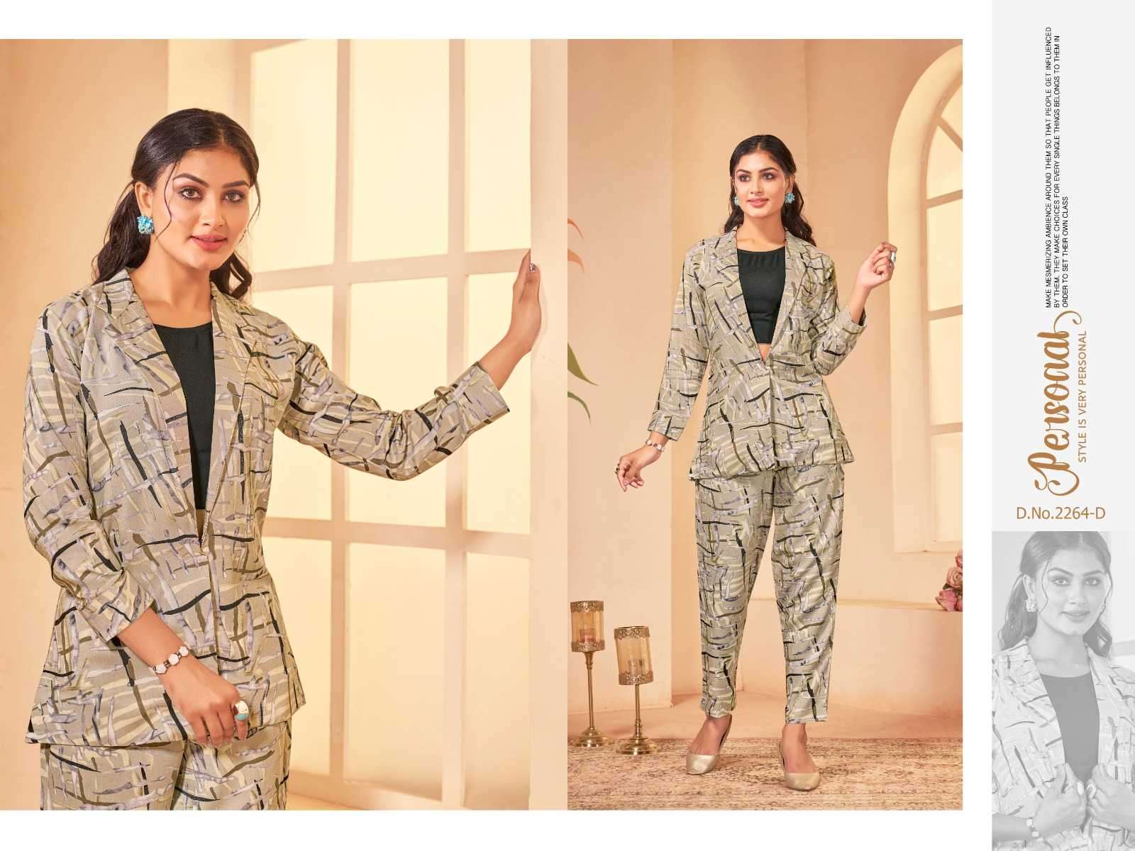 bipson trendy 2364 Pure Rayon Print Premium CORDSET 