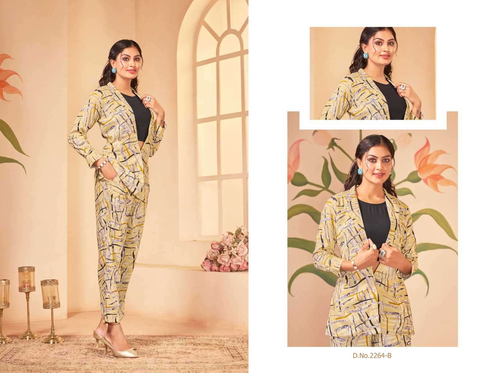 bipson trendy 2364 Pure Rayon Print Premium CORDSET 