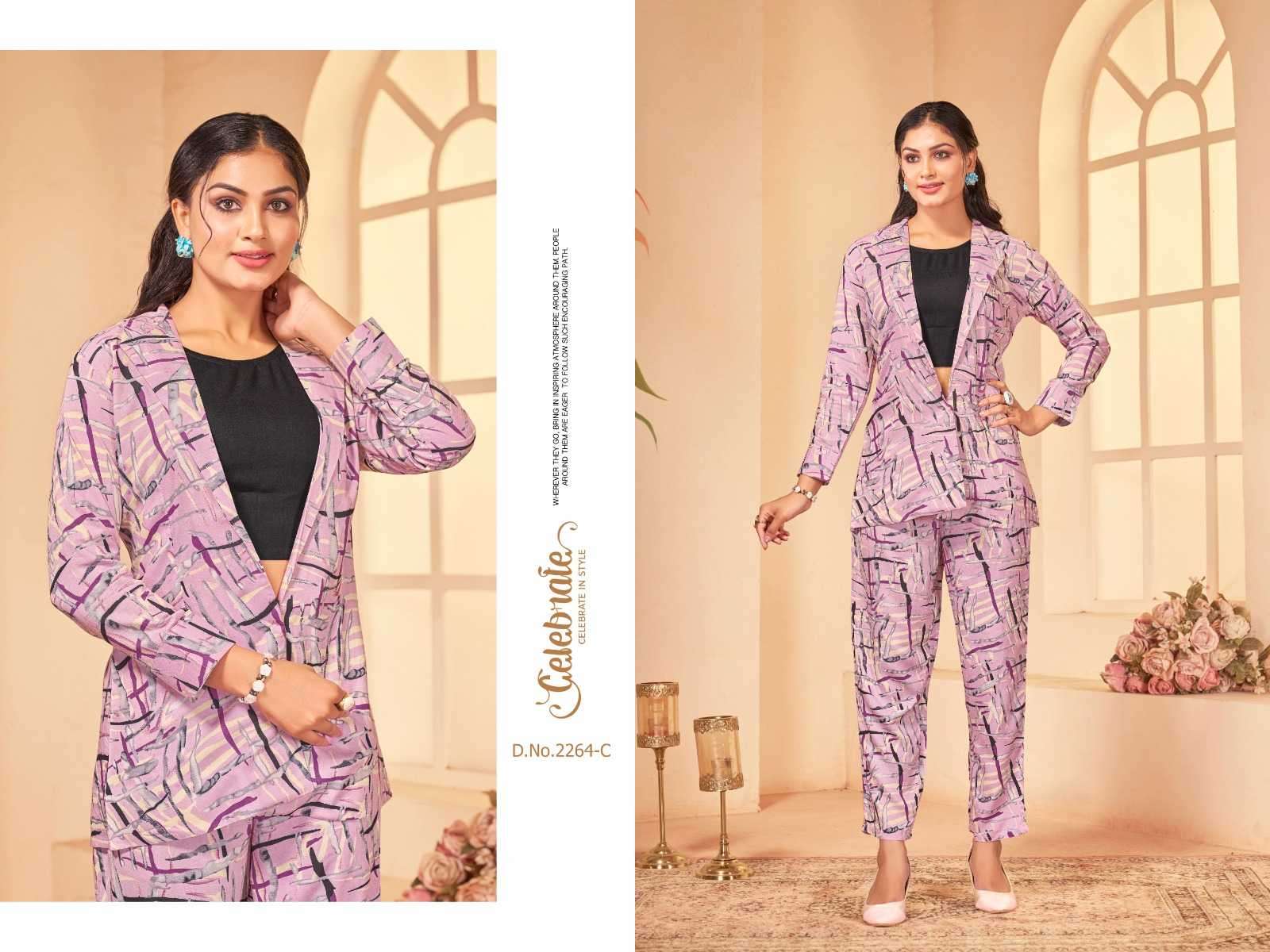 bipson trendy 2364 Pure Rayon Print Premium CORDSET 