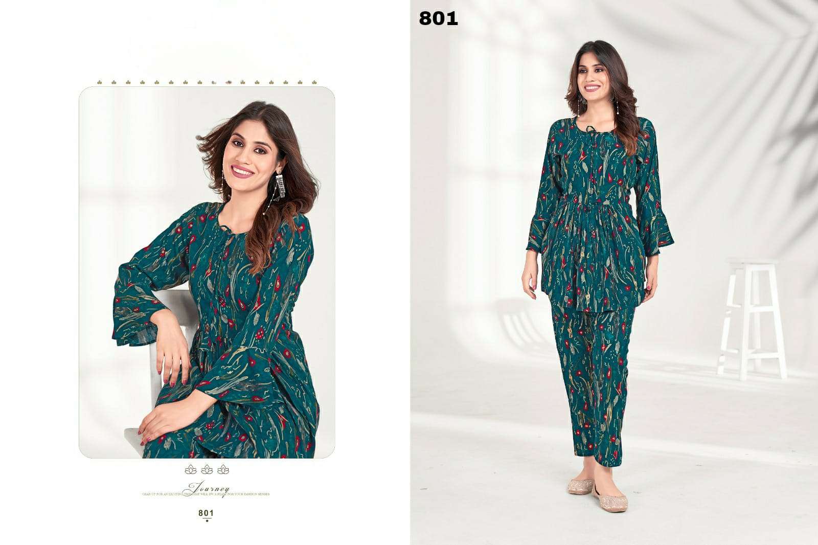 Co-ord Set Milky Vol-1 Premium Riyon export quality Co-ord Set 