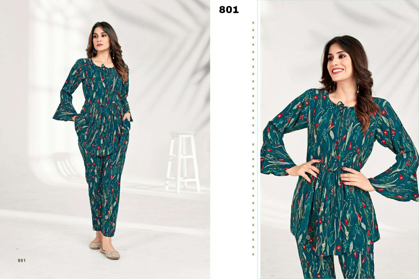 Co-ord Set Milky Vol-1 Premium Riyon export quality Co-ord Set 