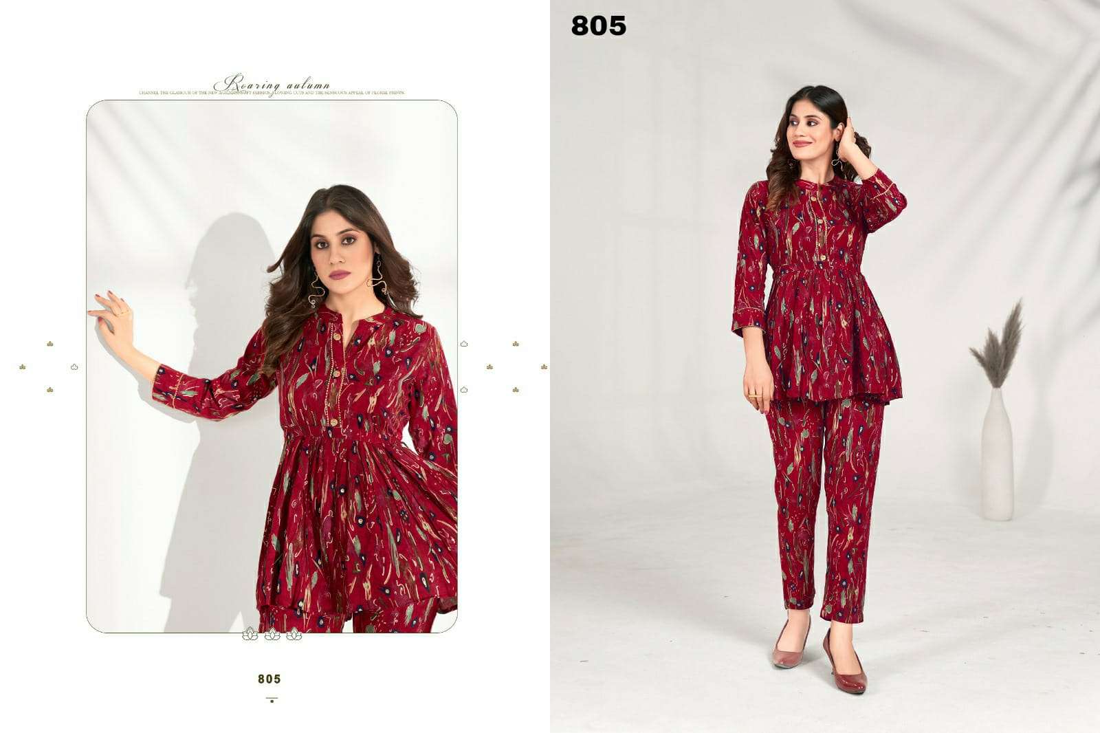 Co-ord Set Milky Vol-1 Premium Riyon export quality Co-ord Set 