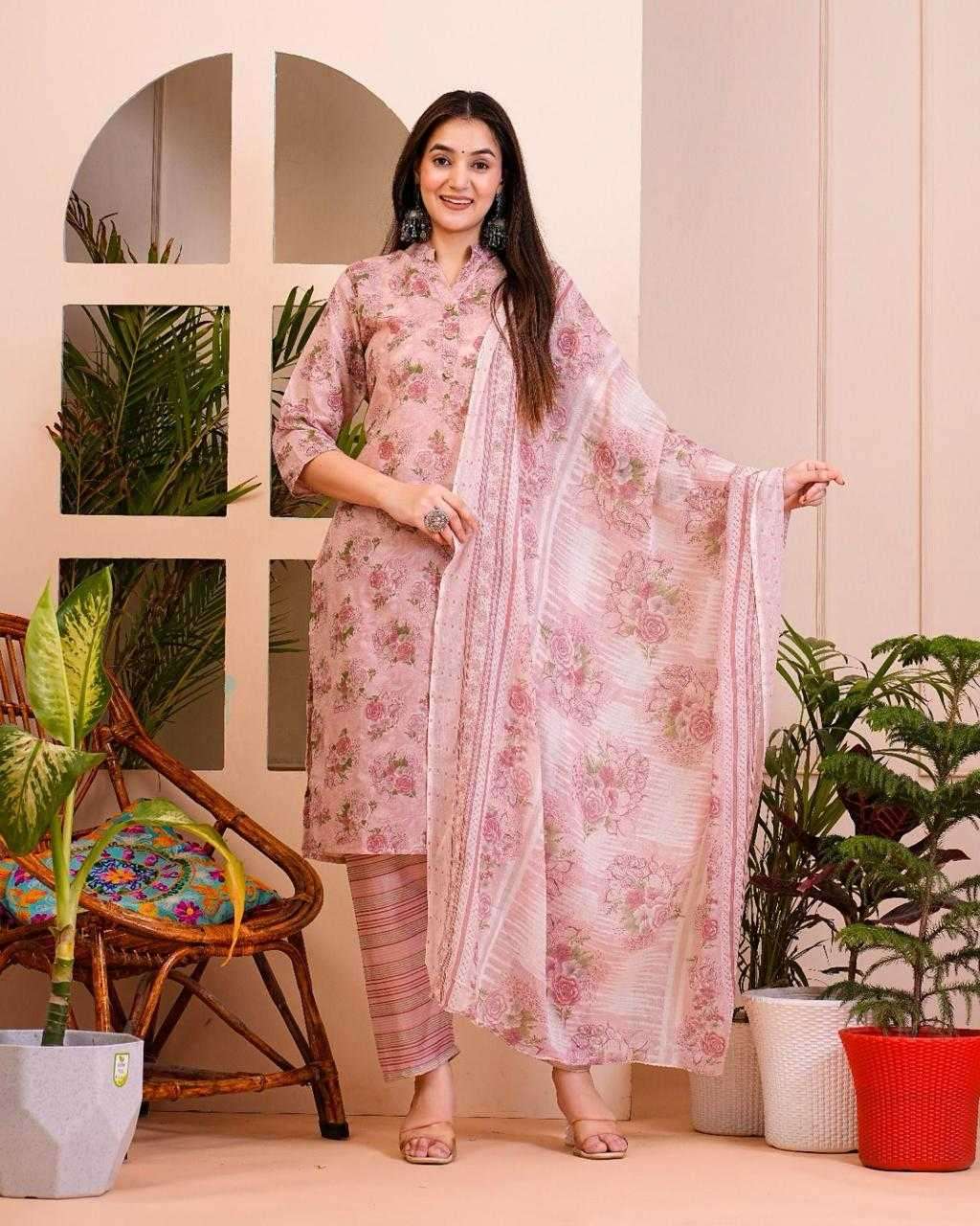 pr heritage cotton 3pc fullstitch comfy wear salwar kameez combo set