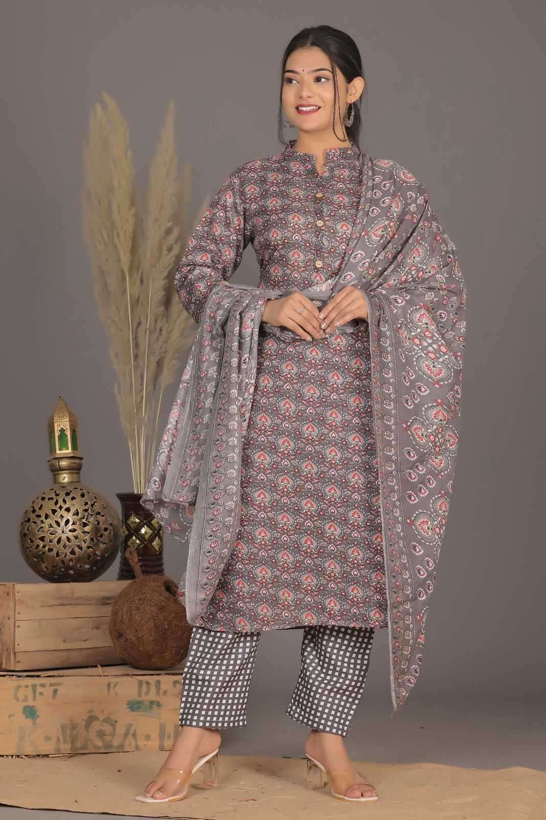pr heritage slub cotton 3pcs part 2 cotton slub readymade suit 