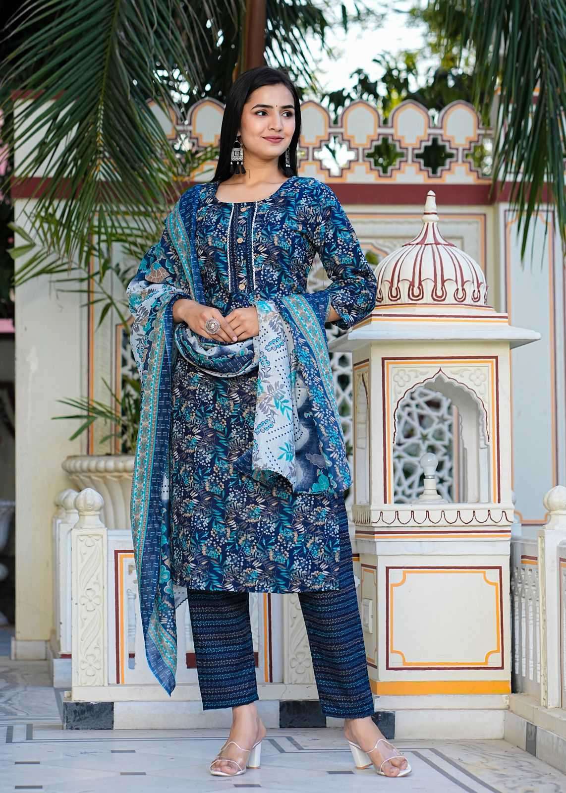 pr heritage slub cotton 3pcs part 2 cotton slub readymade suit 
