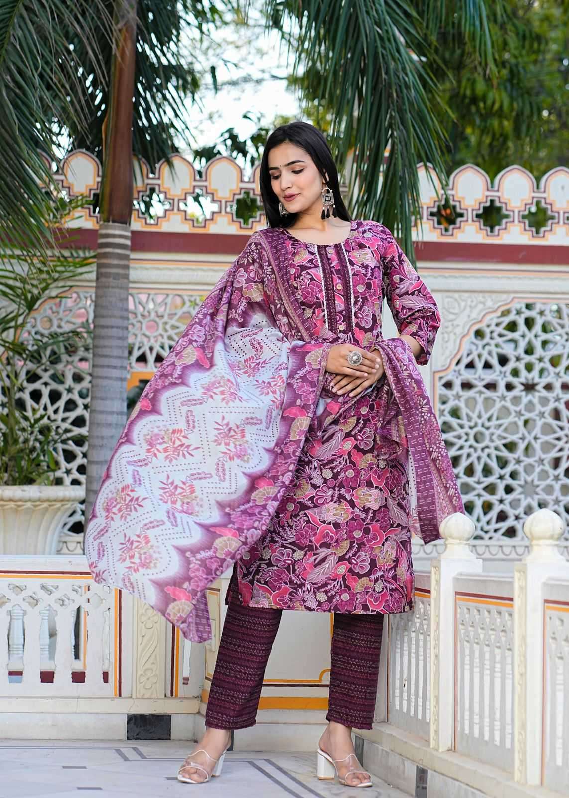 pr heritage slub cotton 3pcs part 2 cotton slub readymade suit 