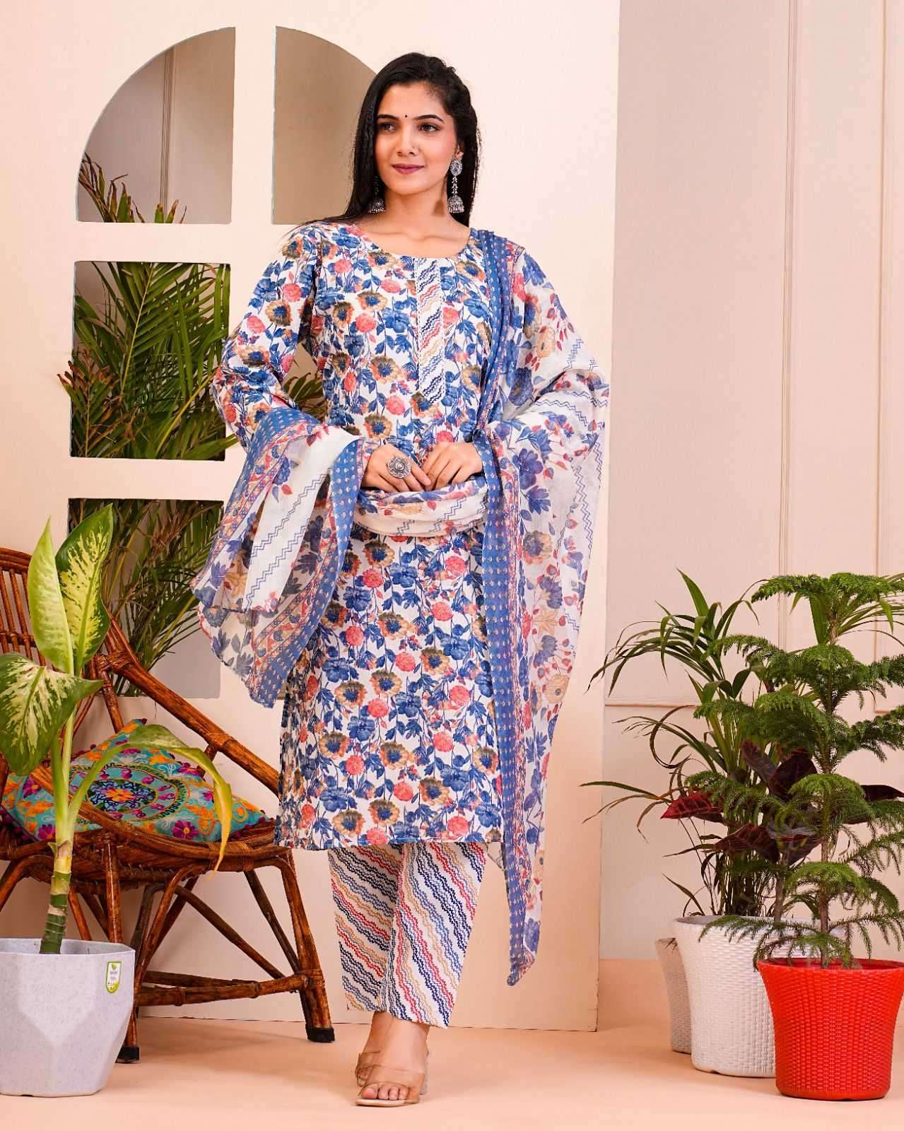pr heritage slub cotton 3pcs part 2 cotton slub readymade suit 