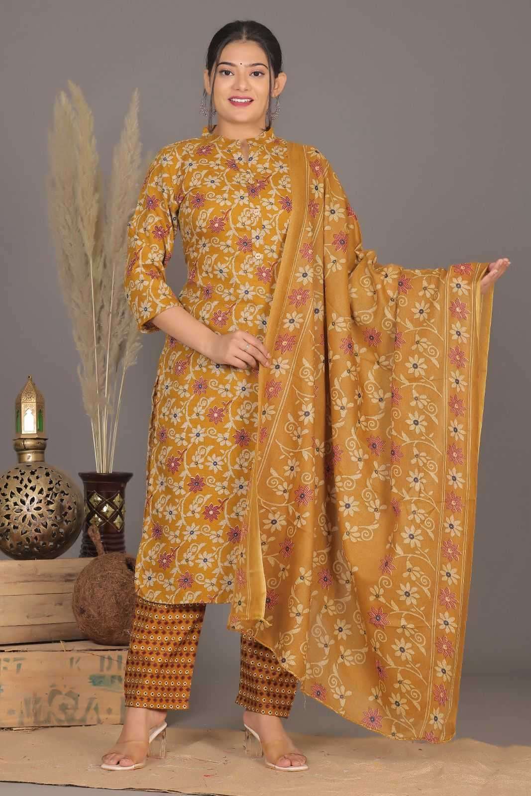 pr heritage slub cotton 3pcs part 2 cotton slub readymade suit 
