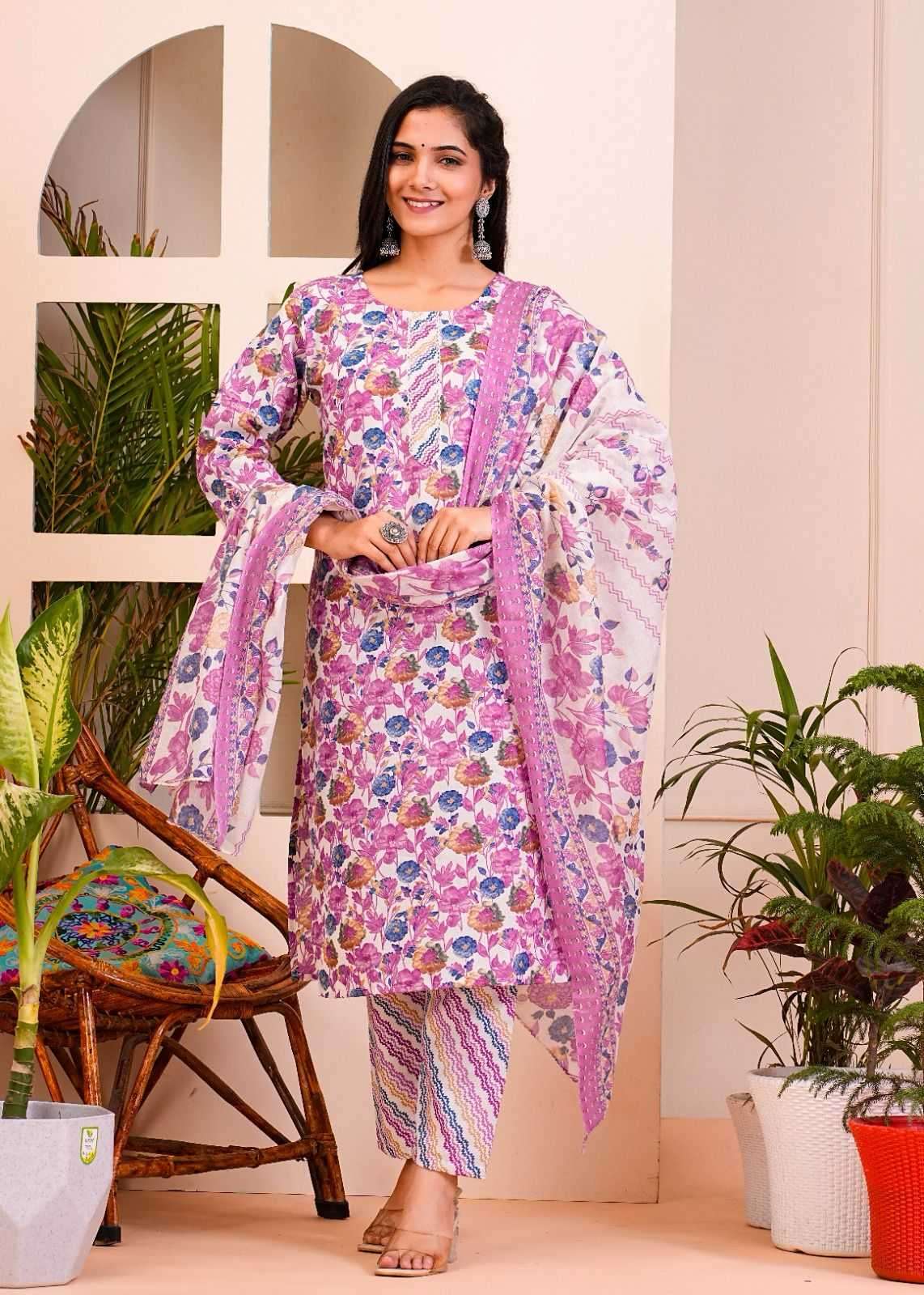 pr heritage slub cotton 3pcs part 2 cotton slub readymade suit 