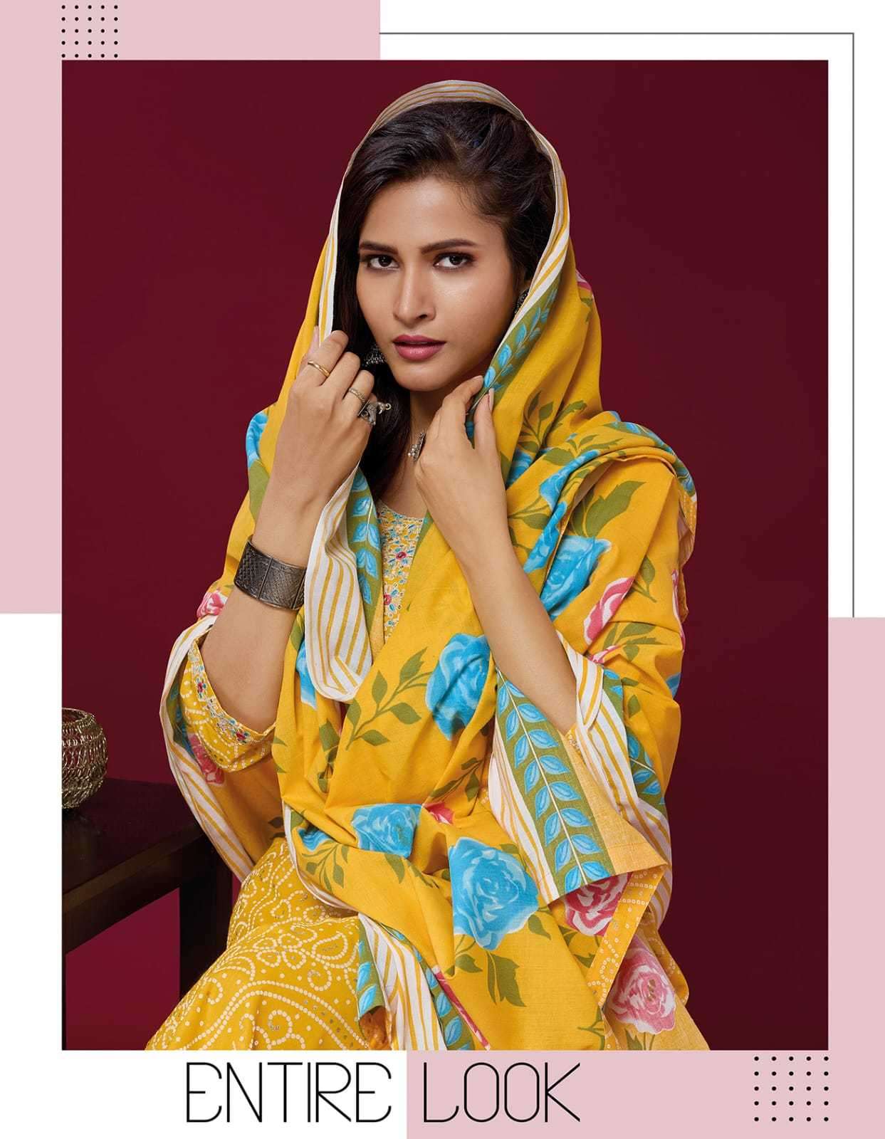 we women heritage series 5301-5306 Pure Cotton Print readymade suit 