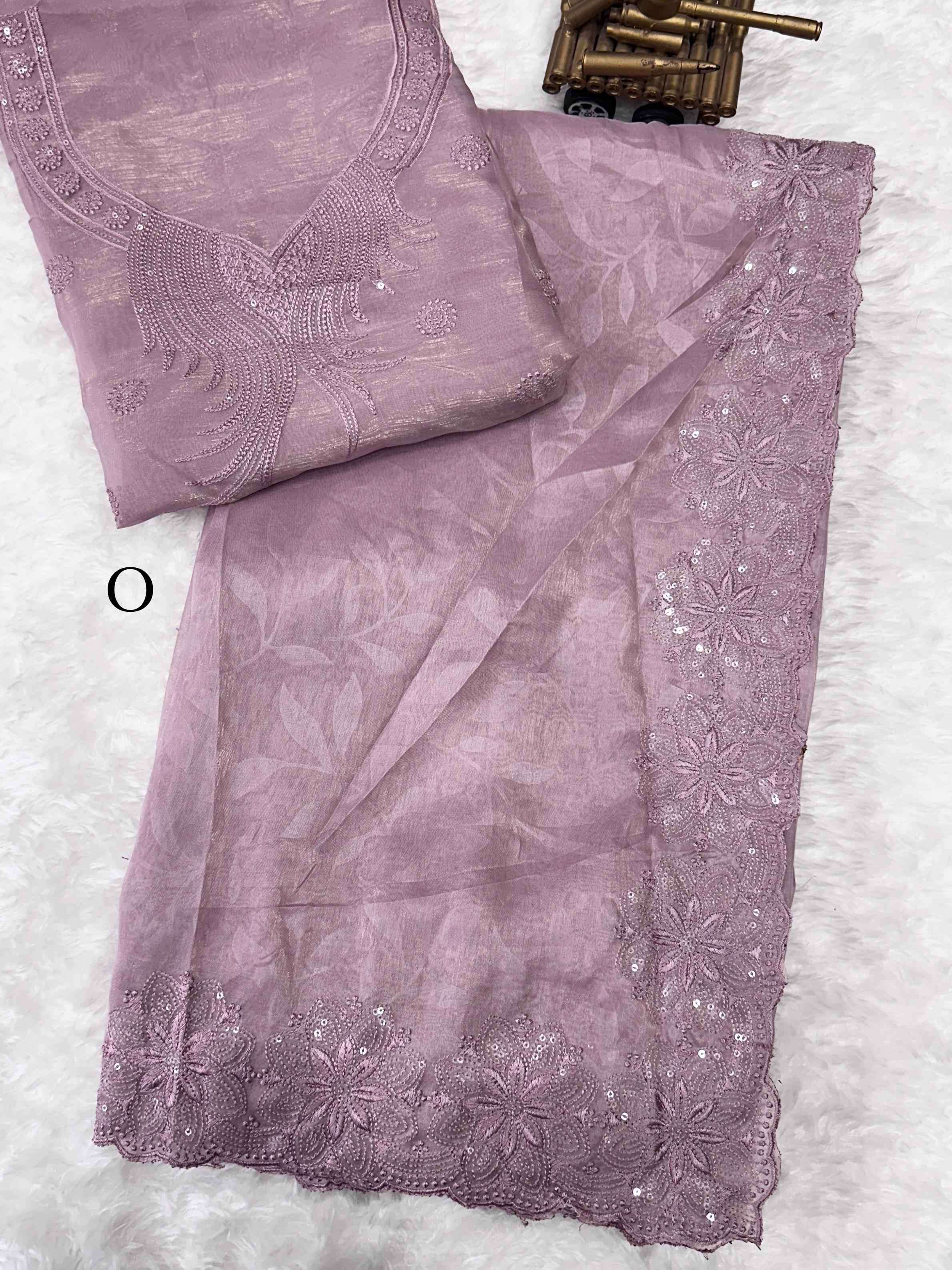 BT-56 Kangana Dive into a dreamy world of pastel colors shades Rangeen silk saree