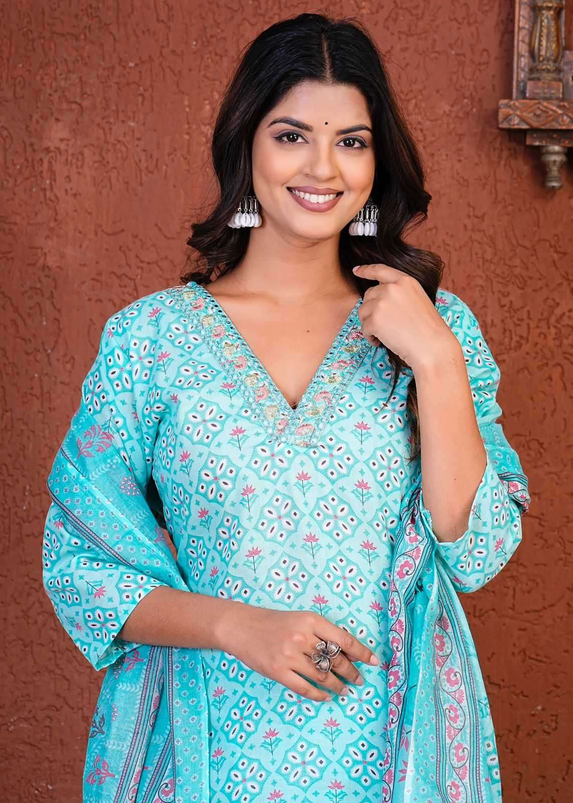 pr heritage cotton 3ps combo set readymade suit