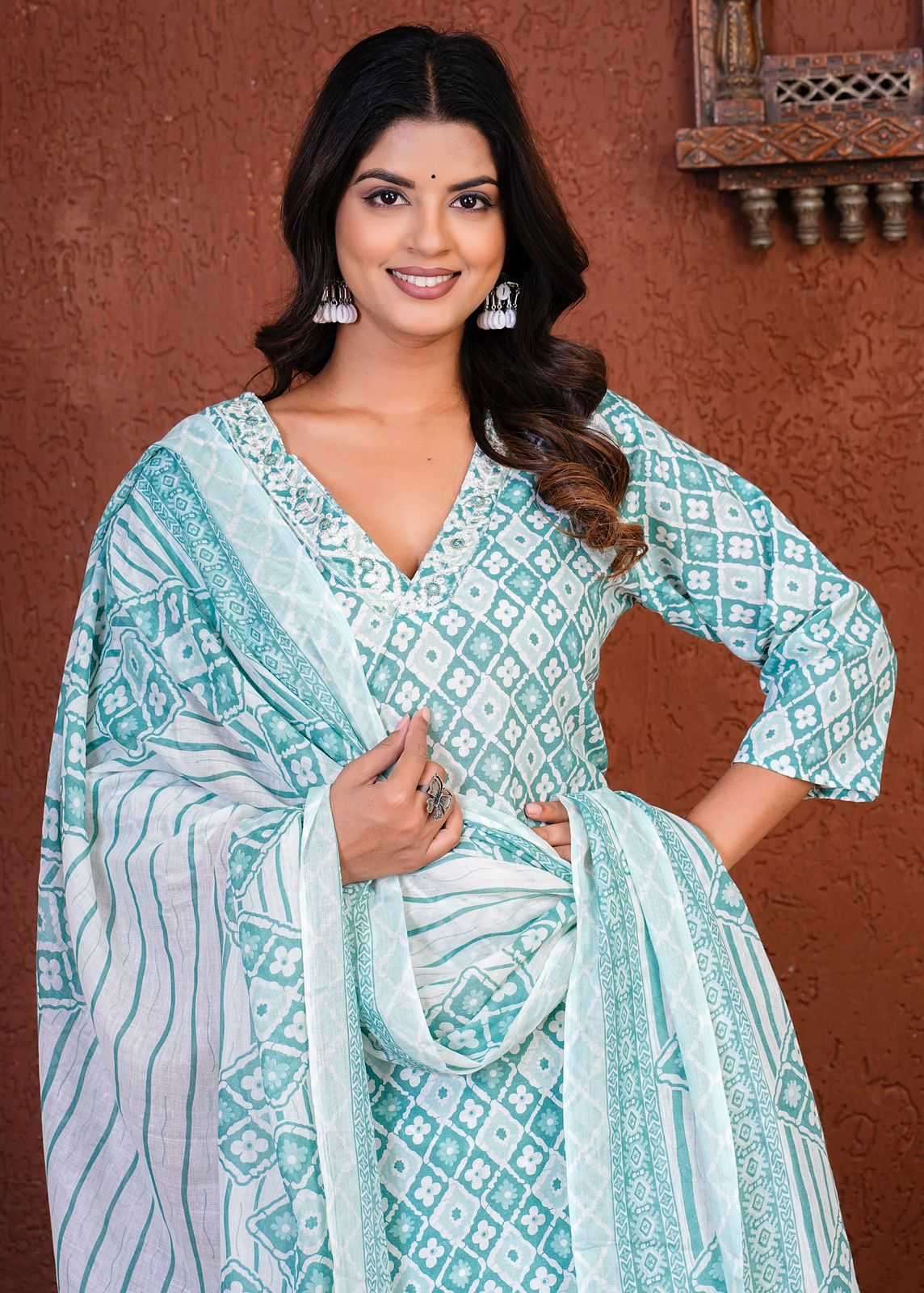 pr heritage cotton 3ps combo set readymade suit