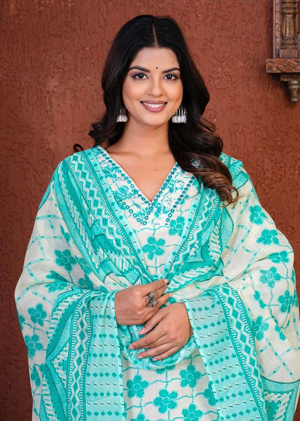 pr heritage cotton 3ps combo set readymade suit