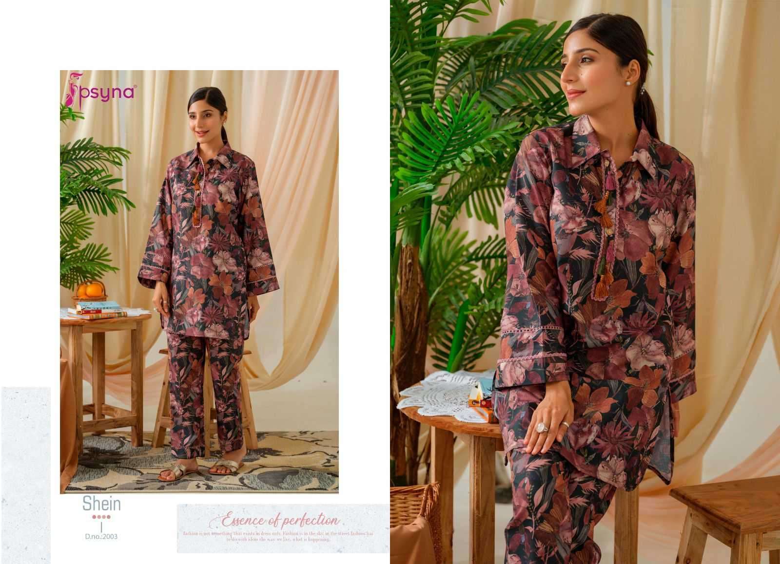 psyna shein vol 2 series 1001-1006 Poly Linen Cords sets