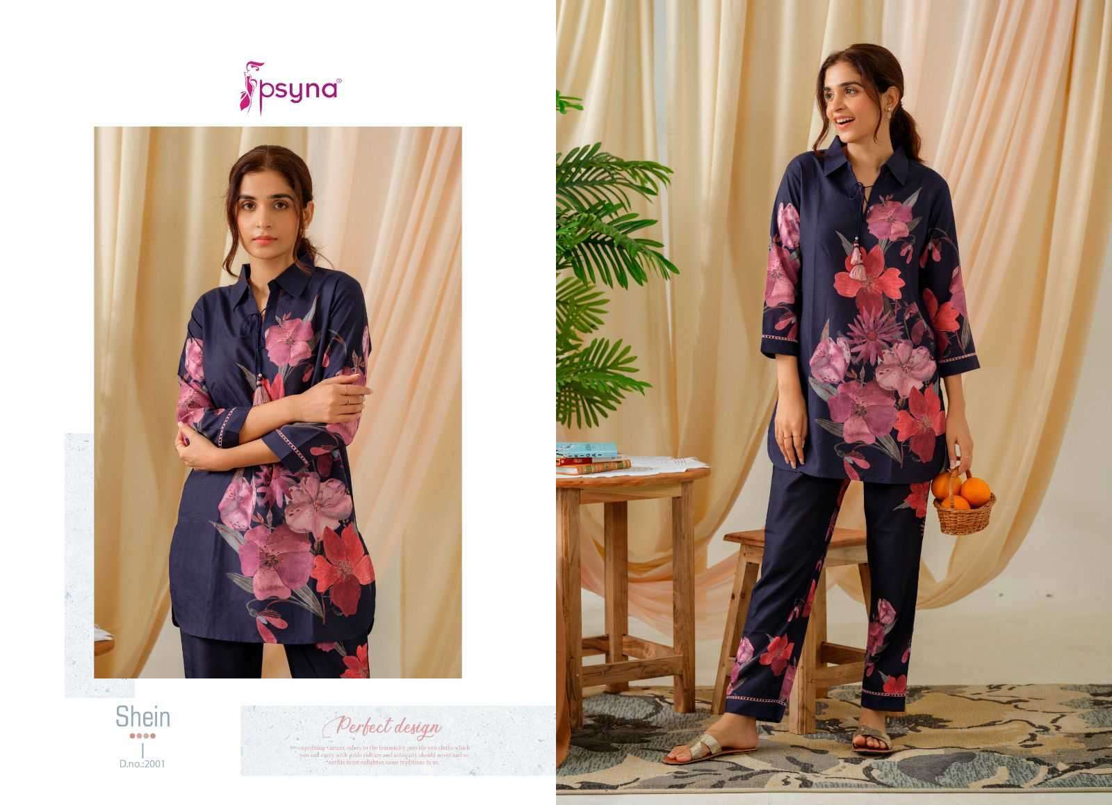 psyna shein vol 2 series 1001-1006 Poly Linen Cords sets