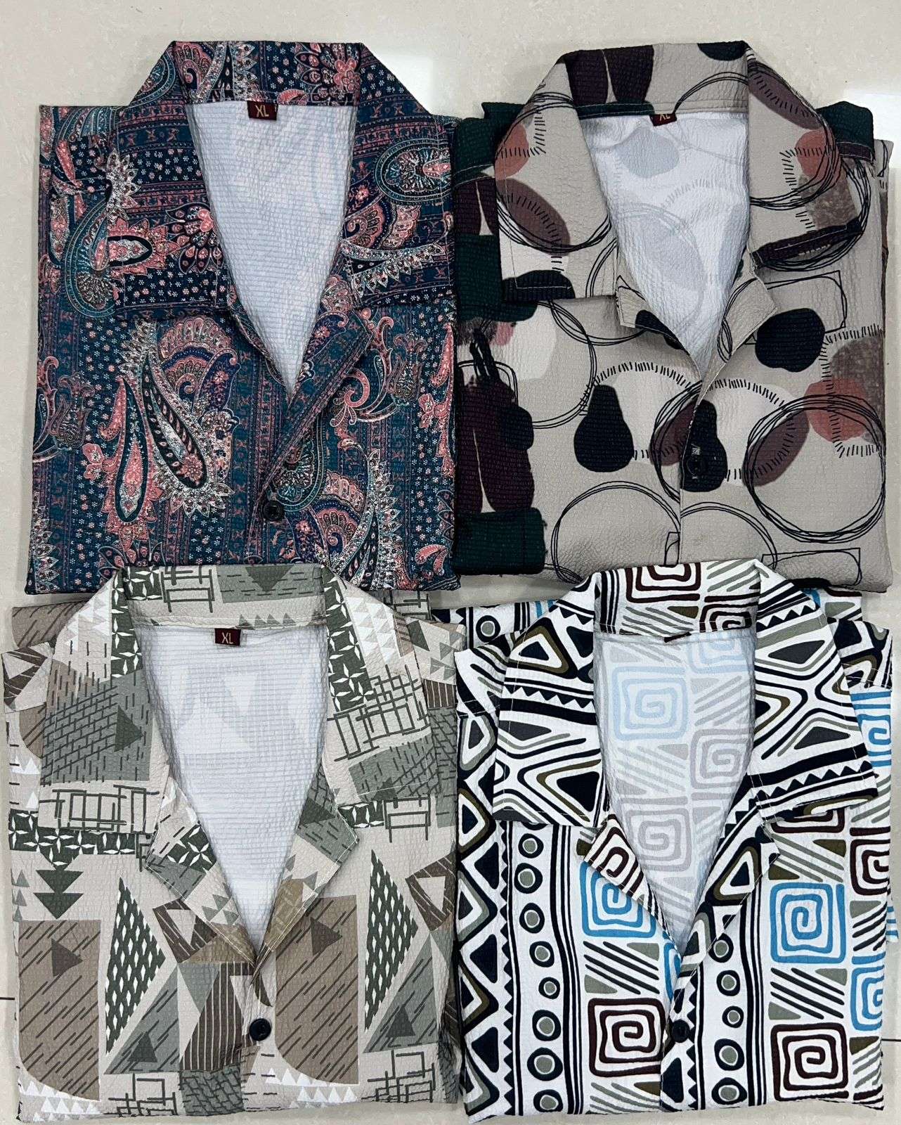 Pushpa Raj Pop-Corn textured Print look Printed Shirt