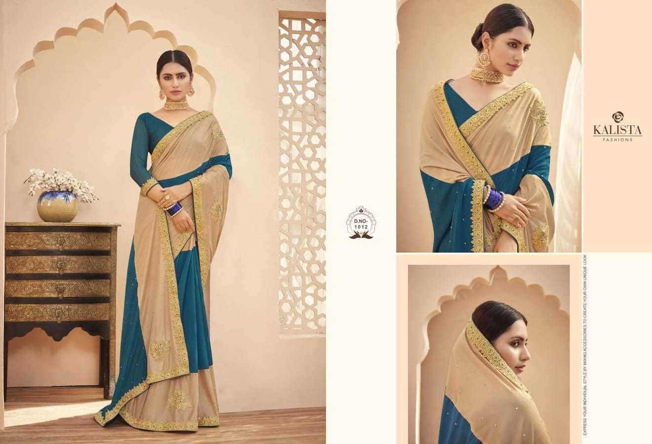 kalista timex series 1011-1018 Vichitra saree