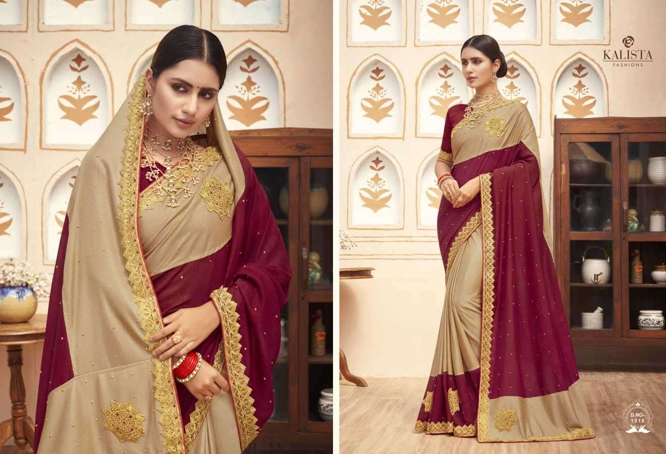 kalista timex series 1011-1018 Vichitra saree