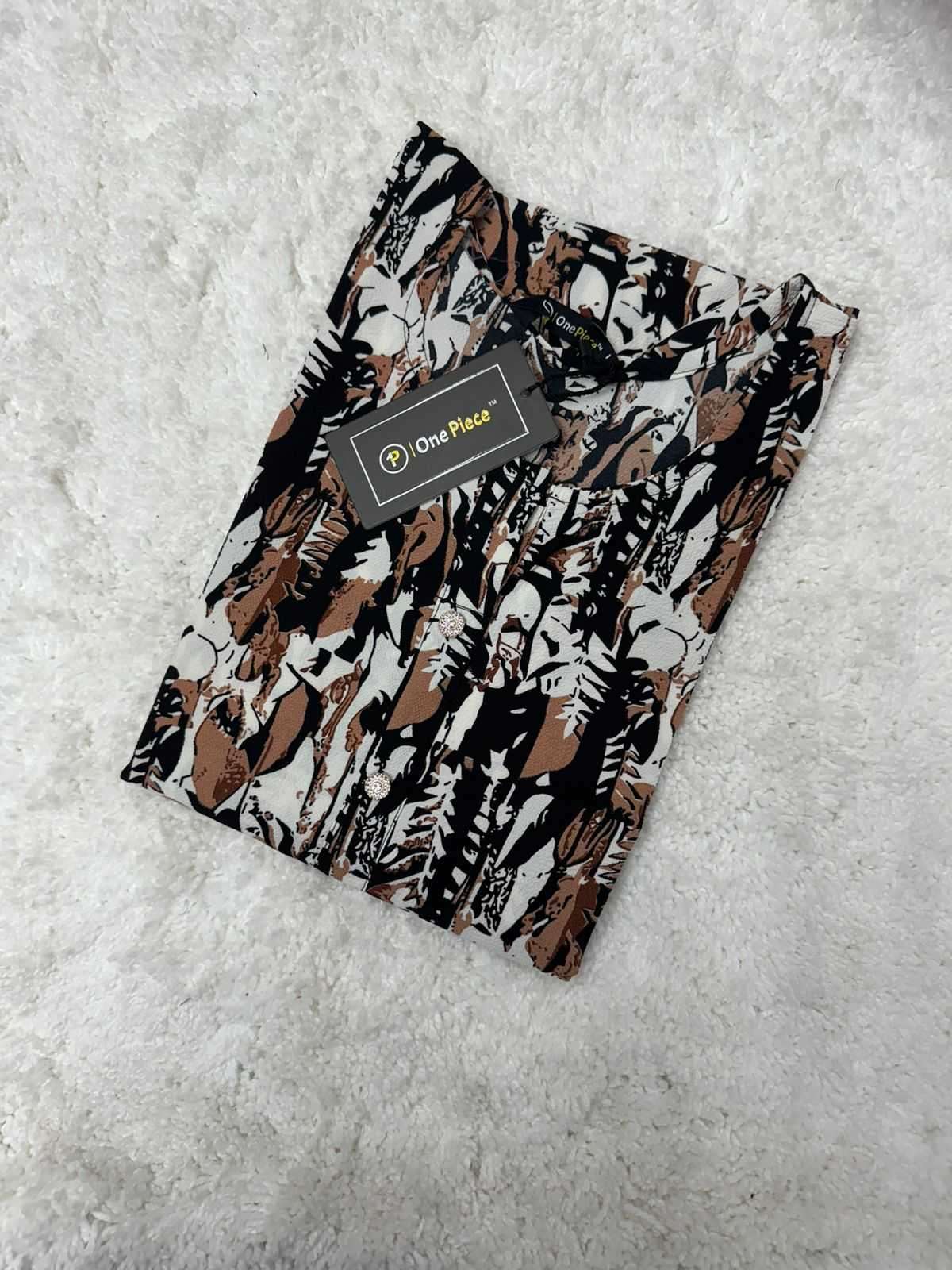 sk4u one piece super hit design popcorn prints full stitch straight cut kurti