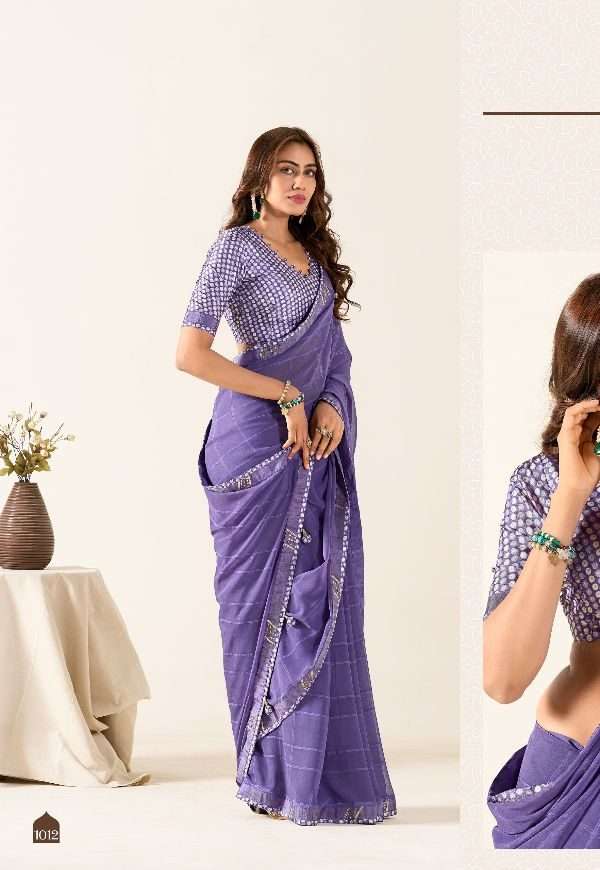 Sr Brand Sadi vol-2 designer Georgette Fancy Weaving saree