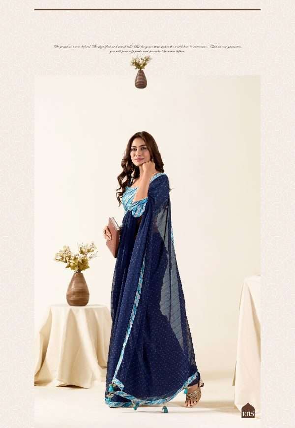 Sr Brand Sadi vol-2 designer Georgette Fancy Weaving saree