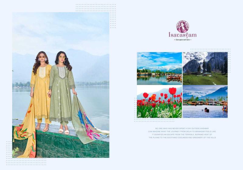 anarkali by isavasyam corporation chikan work full stitch suit