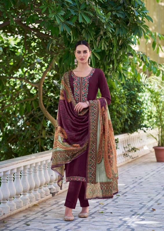 The herimtage shop begum bol 2 rayon viscose suit