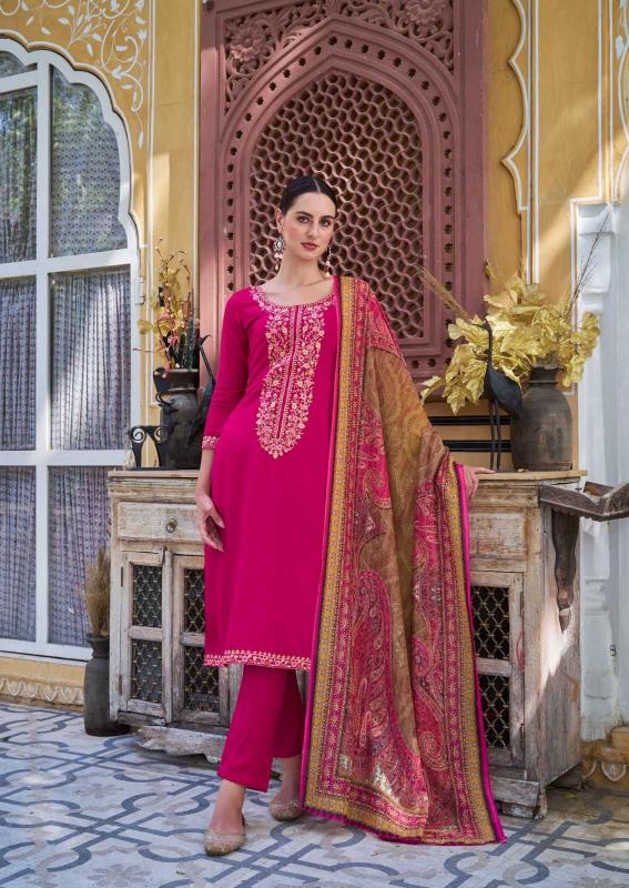 The herimtage shop begum bol 2 rayon viscose suit
