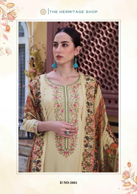The herimtage shop begum bol 2 rayon viscose suit