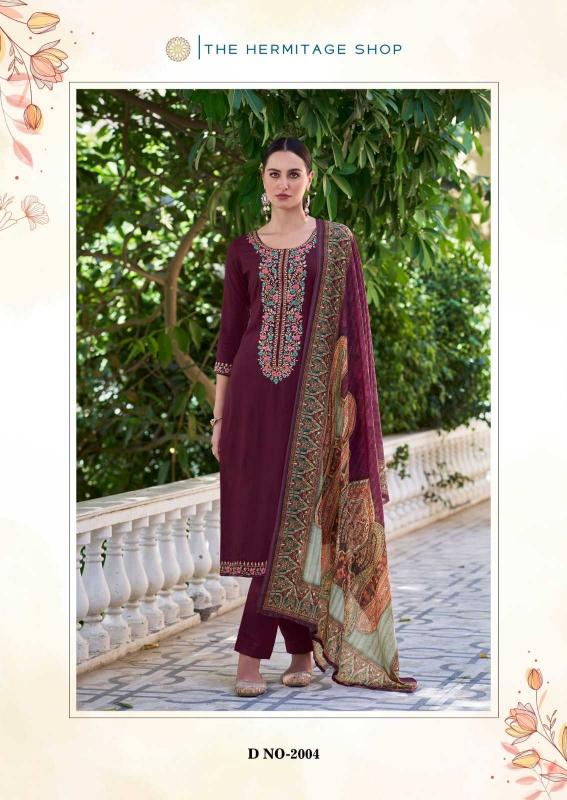 The herimtage shop begum bol 2 rayon viscose suit