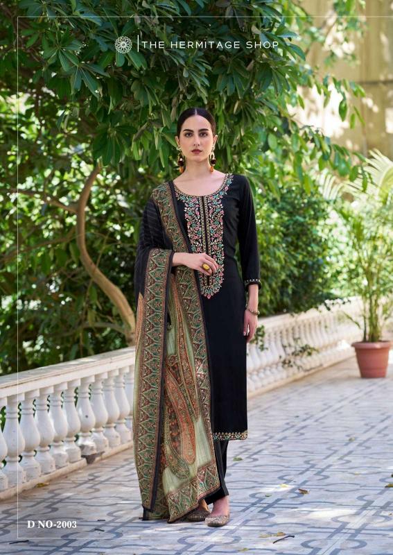 The herimtage shop begum bol 2 rayon viscose suit