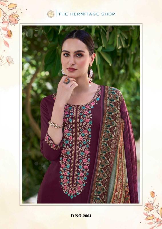 The herimtage shop begum bol 2 rayon viscose suit