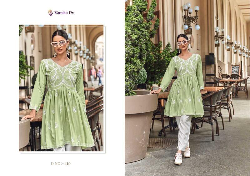 vamika nx ibadat vol 2 series 417-422 HEAVY Reyon Wholesale kurti in Sura