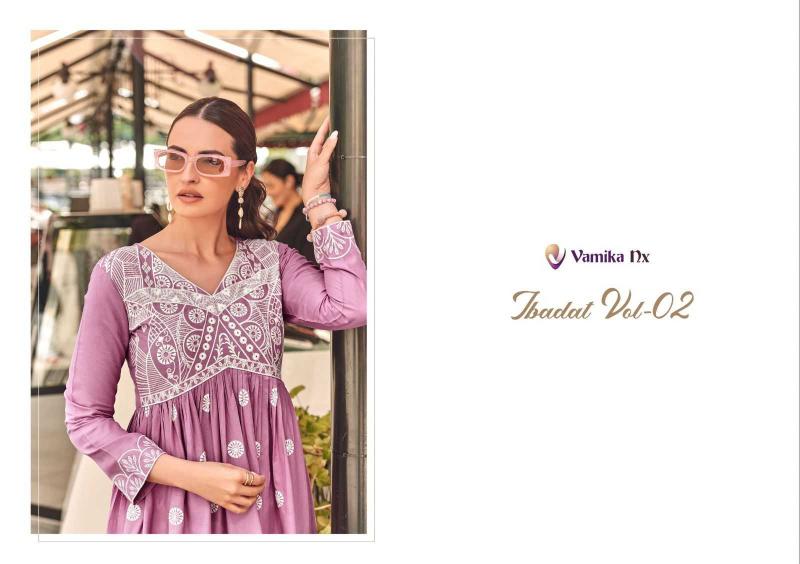 vamika nx ibadat vol 2 series 417-422 HEAVY Reyon Wholesale kurti in Sura