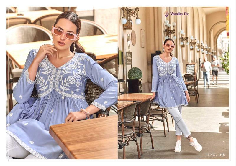 vamika nx ibadat vol 2 series 417-422 HEAVY Reyon Wholesale kurti in Sura