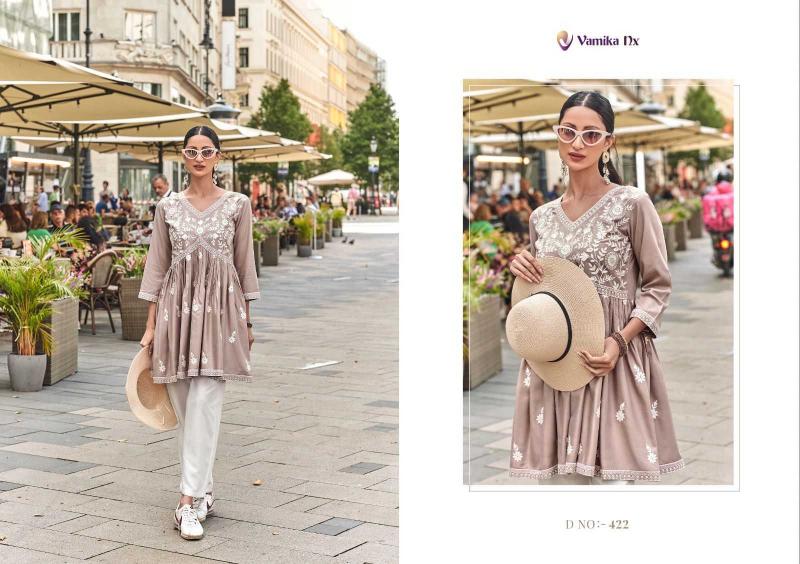 vamika nx ibadat vol 2 series 417-422 HEAVY Reyon Wholesale kurti in Sura